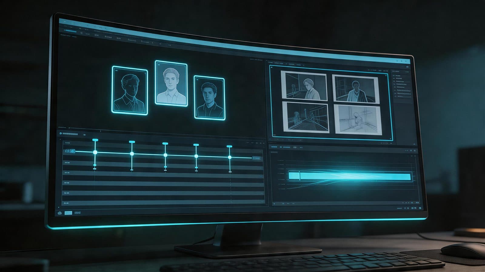 FramePlex 漫剧生产平台产品界面